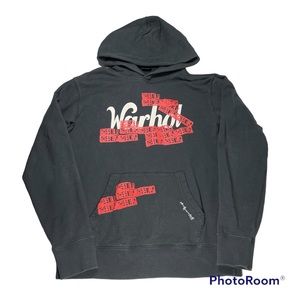 SPRZ NY Andy Warhol black graphic hoodie size M